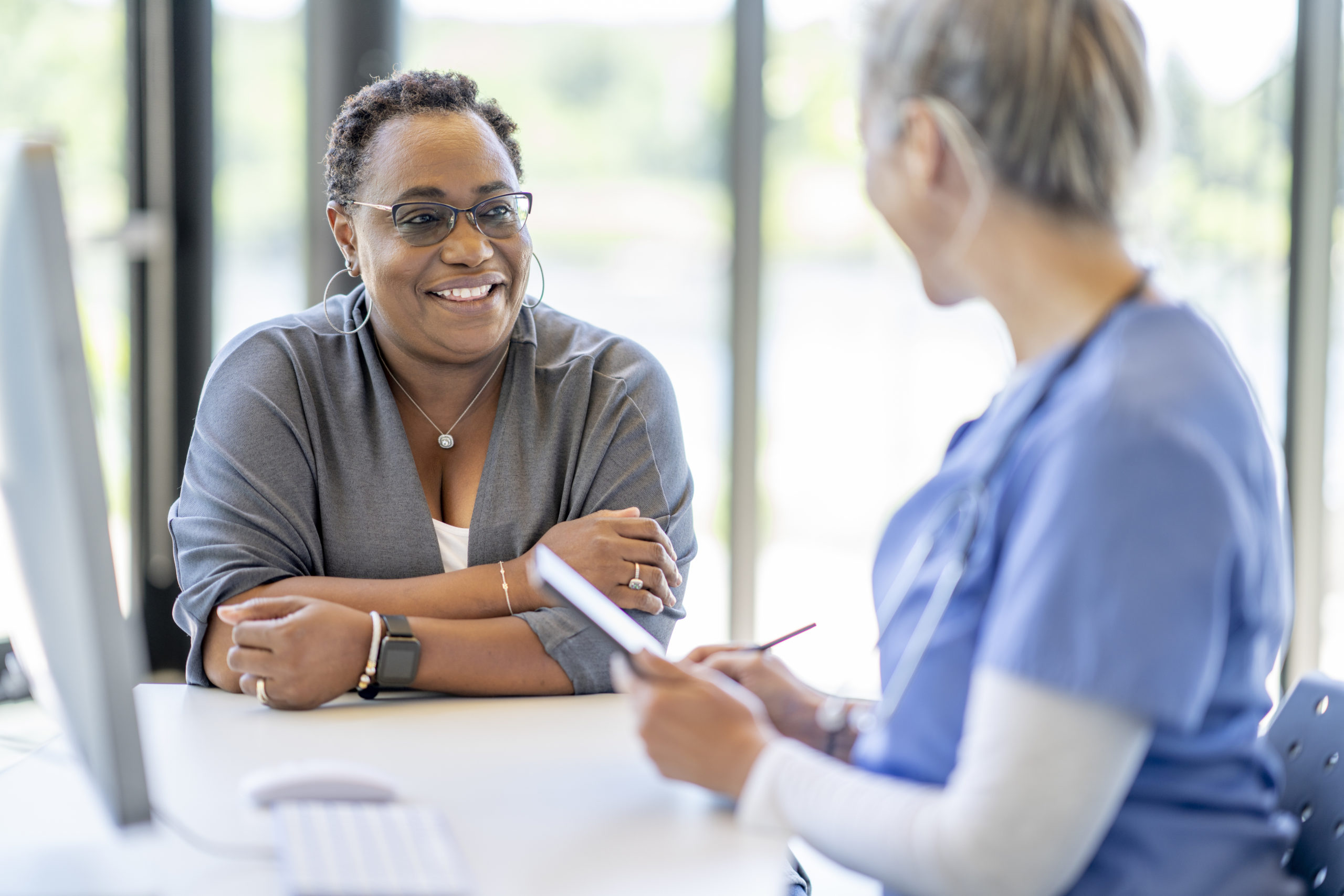 African Woman At A Medical Appointment